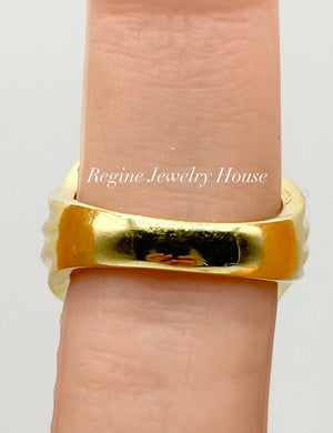 ✨ Stunning K18 Yellow Gold Diamond Cluster Ring ✨