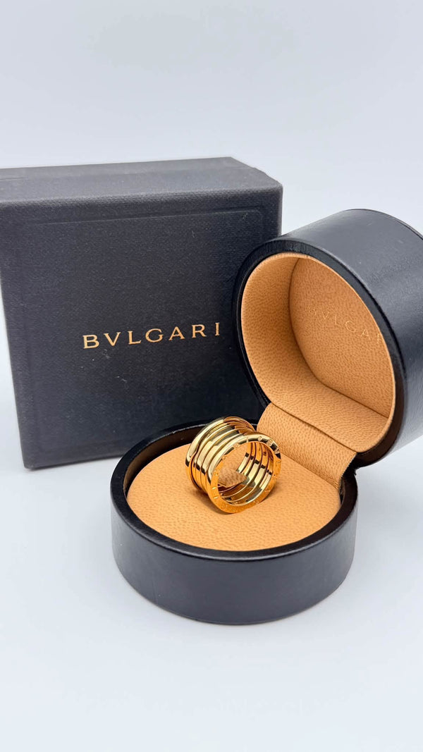 BVLGARI B.zero1 4-Band Ring in 18K Yellow Gold (750)