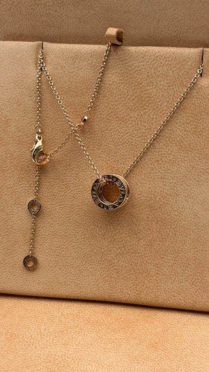 BVLGARI B.zero1 Pendant Necklace in 18K Pink Gold (750PG)