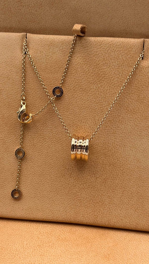 BVLGARI B.zero1 Pendant Necklace in 18K Pink Gold (750PG)