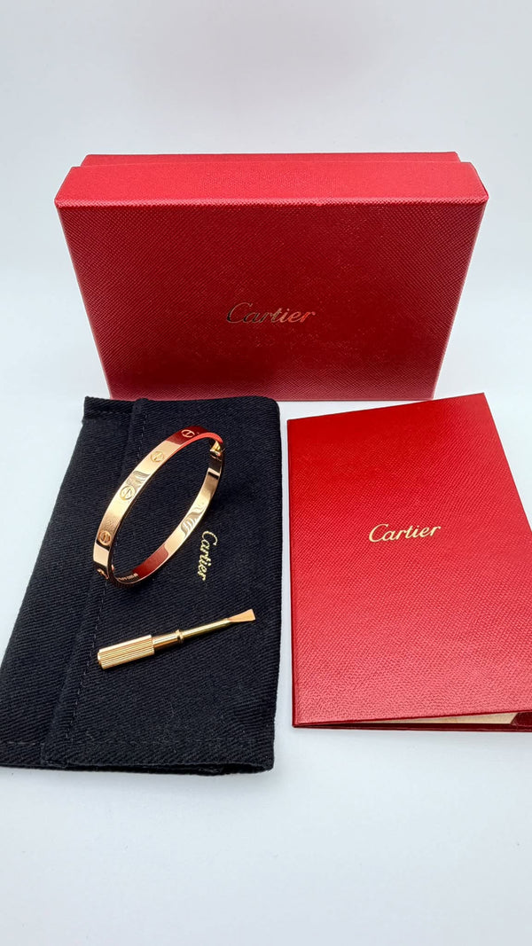 Cartier Love Bracelet –750 / 18K Gold (Size 17)