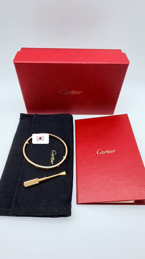Cartier Love Bracelet –750 / 18K Gold (Size 17)