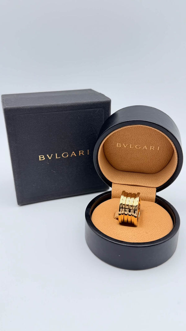 BVLGARI B.zero1 4-Band Ring in 18K Yellow Gold (750)