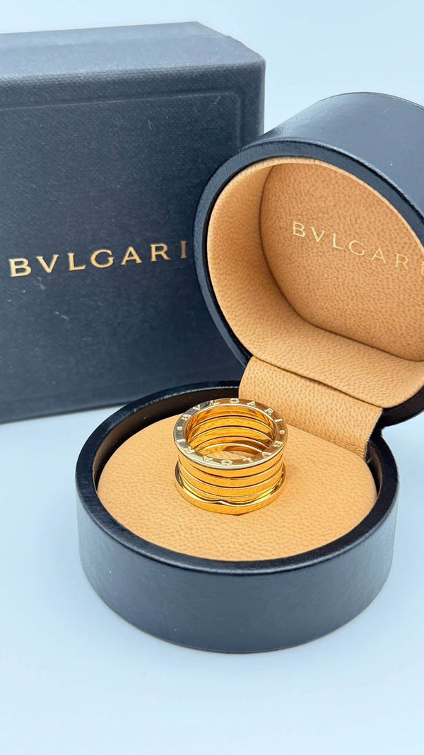 BVLGARI B.zero1 4-Band Ring in 18K Yellow Gold (750)