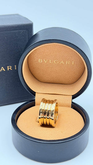 BVLGARI B.zero1 4-Band Ring in 18K Yellow Gold (750)