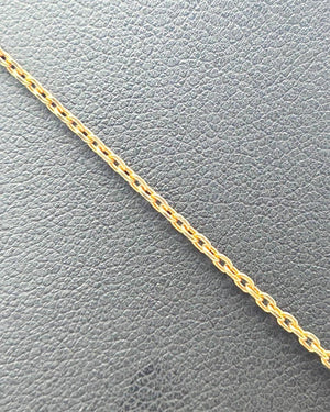 POLA K18(750) Yellow Gold Diamond Pendant Necklace