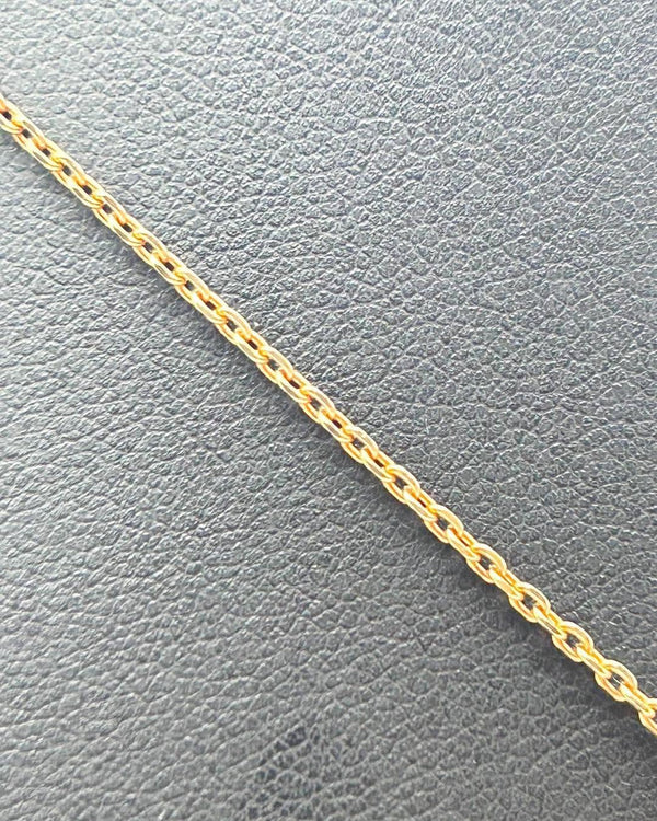 POLA K18(750) Yellow Gold Diamond Pendant Necklace
