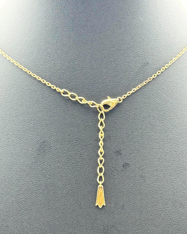 POLA K18(750) Yellow Gold Diamond Pendant Necklace