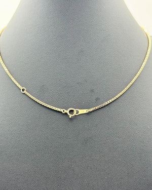 K18 Yellow Gold Marquise & Halo Diamond Pendant Necklace