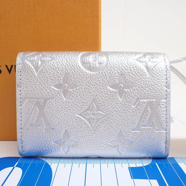 ✨ LOUIS VUITTON Rosalie Coin Purse (Metallic Silver) ✨