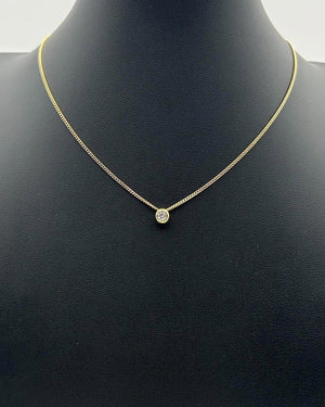 K18 Pink Gold Diamond Cluster Pendant Necklace