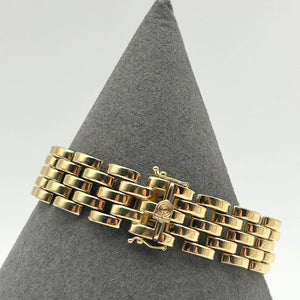 Chiampesan Two-Tone 18K Yellow & White Gold Diamond Link Bracelet (750)
