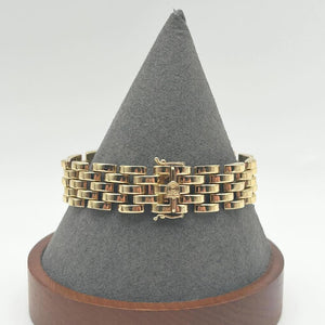 Chiampesan Two-Tone 18K Yellow & White Gold Diamond Link Bracelet (750)