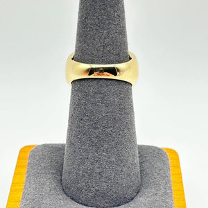 K18 Yellow Gold Diamond Starburst Dome Ring