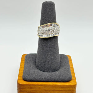 K18 Yellow Gold Multi-Stone Diamond Ring