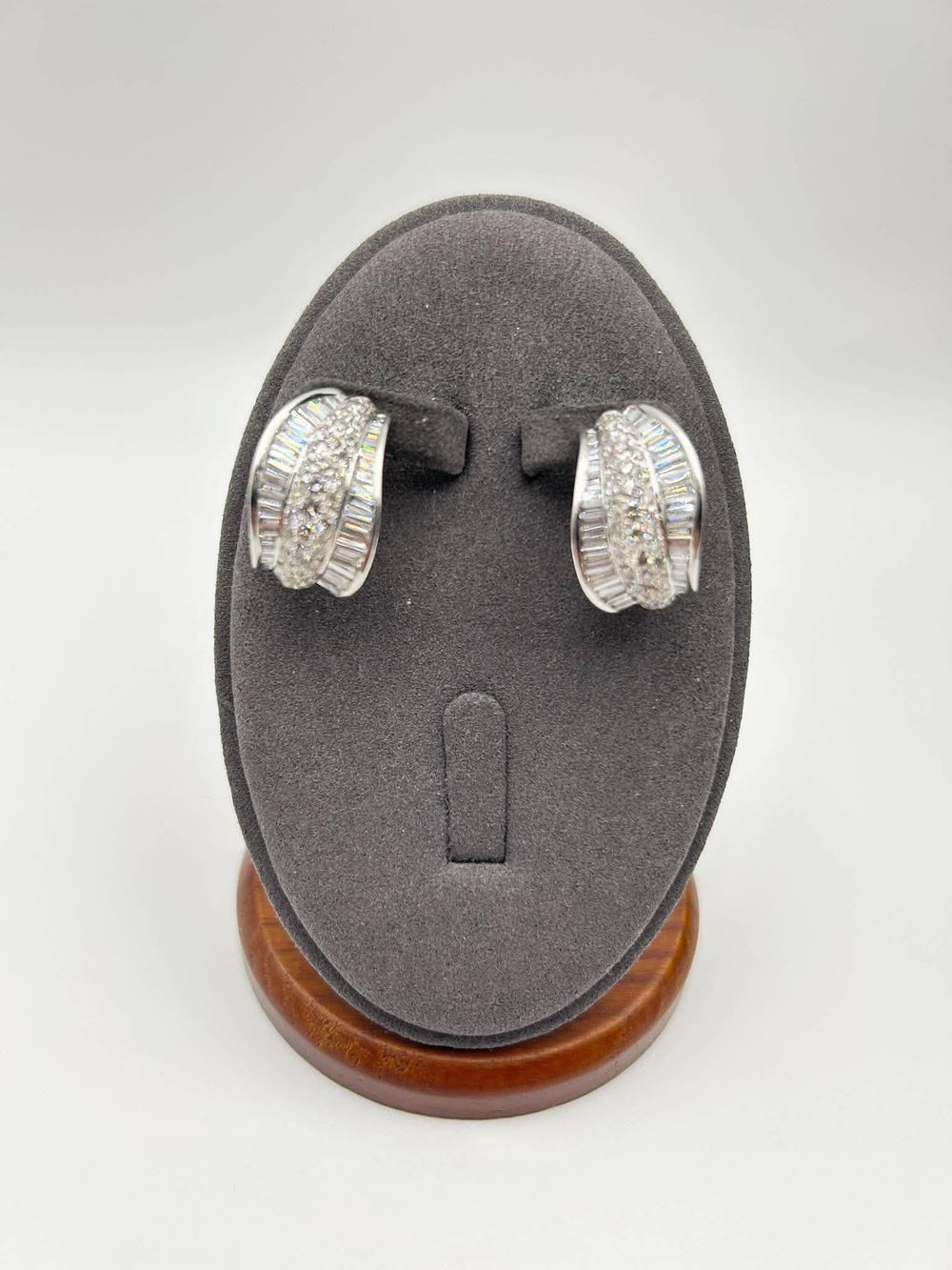 K18 WG Diamond Statement Earrings