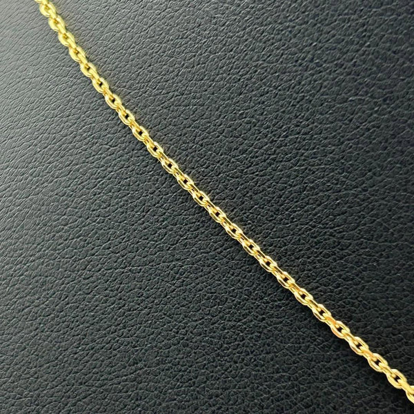 K18/ 750 Diamond Cross Necklace