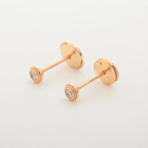 カルティエ ダムール XS ダイヤ ピアス 750(PG) 1.2g