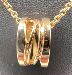BVLGARI Legend B.zero1 750 Yellow Gold Pendant Necklace
