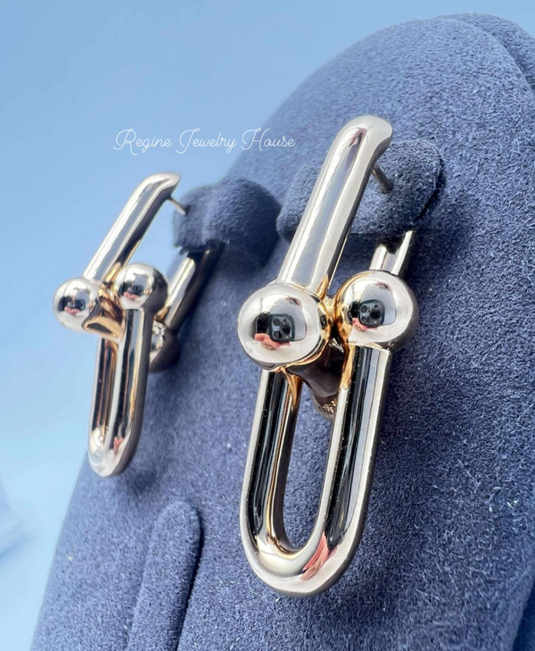 Tiffany & Co. HardWear Large Earrings – 18K Rose Gold, 12.4g
