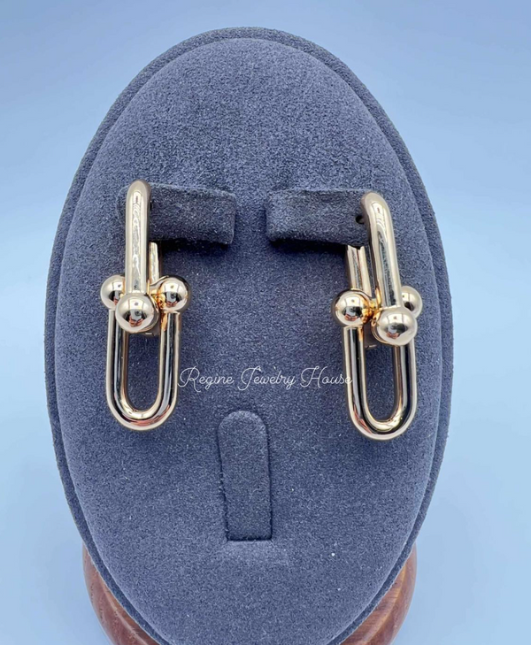 Tiffany & Co. HardWear Large Earrings – 18K Rose Gold, 12.4g