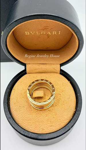 BVLGARI B.zero1 4-Band Ring in 18K Yellow Gold
