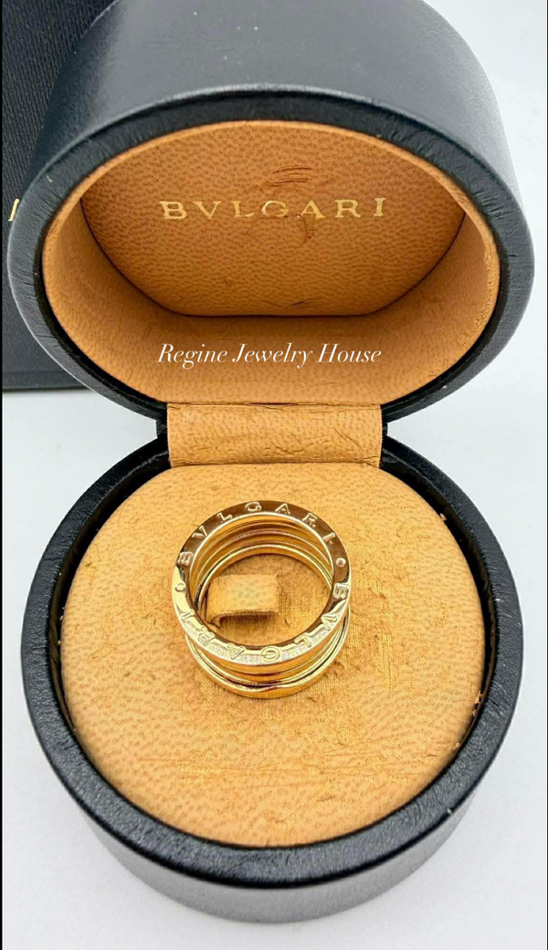 BVLGARI B.zero1 4-Band Ring in 18K Yellow Gold
