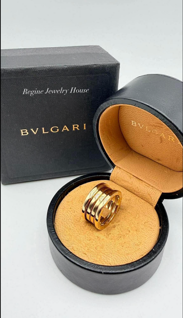 BVLGARI B.zero1 4-Band Ring in 18K Yellow Gold