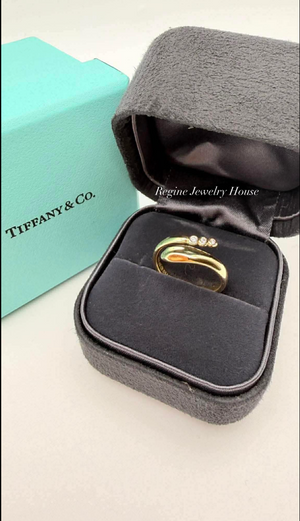 Tiffany & Co. Snake Diamond Ring in 18K Yellow Gold