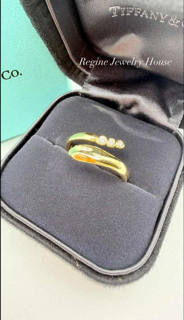 Tiffany & Co. Snake Diamond Ring in 18K Yellow Gold