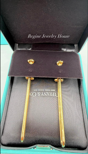 Tiffany & Co. Hardware Double Long Link Earrings in 18K Rose Gold