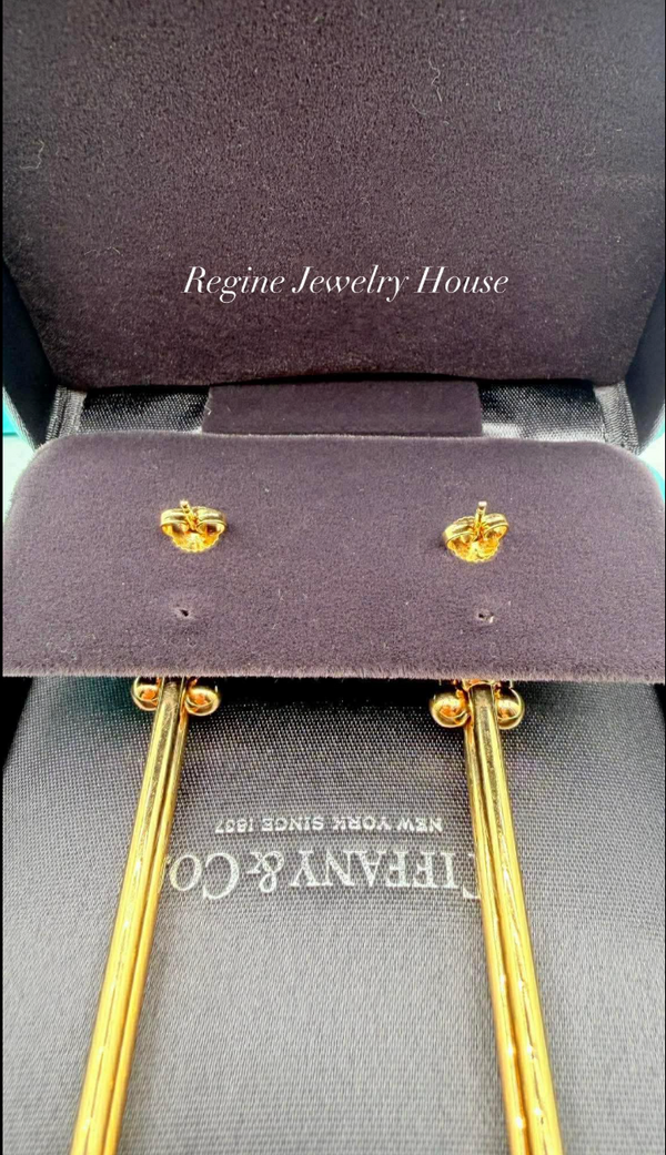 Tiffany & Co. Hardware Double Long Link Earrings in 18K Rose Gold