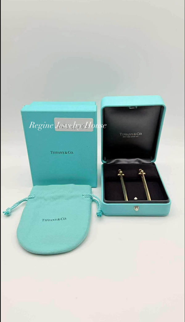 Tiffany & Co. Hardware Double Long Link Earrings in 18K Rose Gold