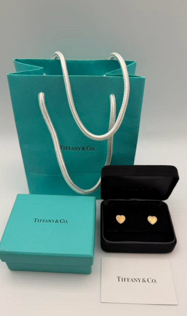 Tiffany & Co. Return to Tiffany Heart Tag Diamond Earrings in 18K Rose Gold