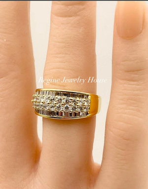 K18 Yellow Gold Diamond Ring