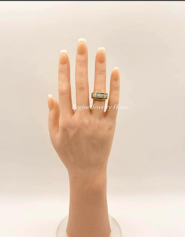 K18 Yellow Gold Diamond Ring