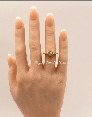 750 Yellow Gold Diamond Ring