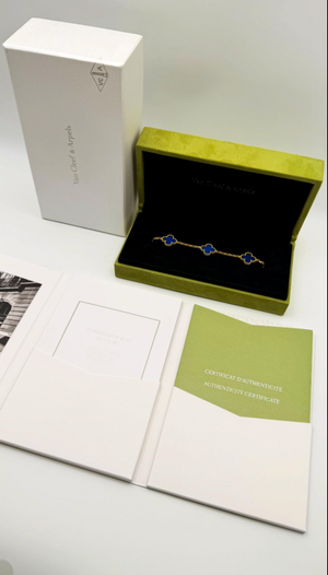 Van Cleef & Arpels Vintage Alhambra 5-Motif Bracelet