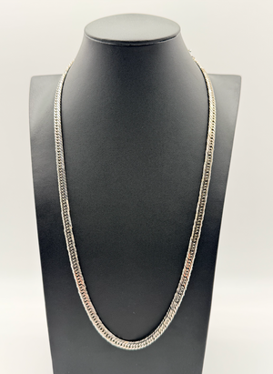 K18 White Gold 8-Cut Kihei Necklace (51.0g, 60cm)