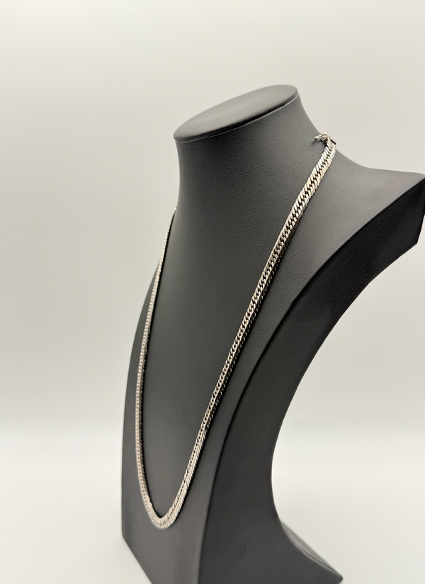 K18 White Gold 8-Cut Kihei Necklace (51.0g, 60cm)