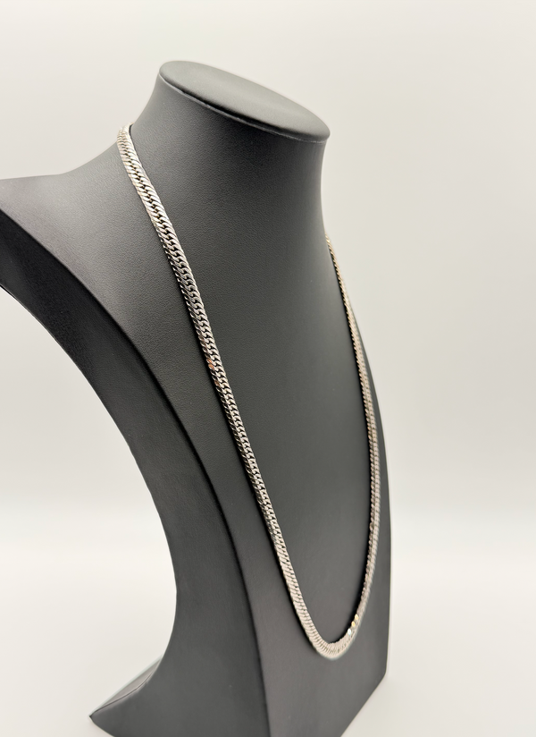 K18 White Gold 8-Cut Kihei Necklace (51.0g, 60cm)