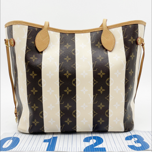 Louis Vuitton Neverfull MM Monogram Rayures Limited Edition Tote Bag (M40560)