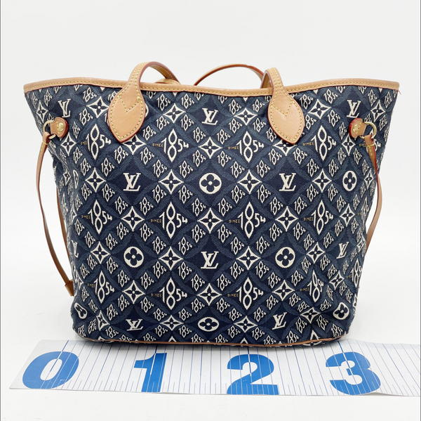 Louis Vuitton Neverfull MM Monogram Jacquard Tote Bag with Pouched (M57484)