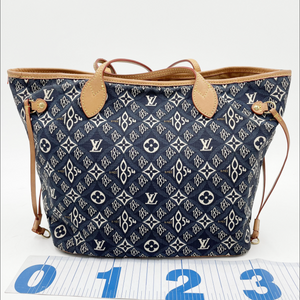 Louis Vuitton Neverfull MM Monogram Jacquard Tote Bag with Pouched (M57484)