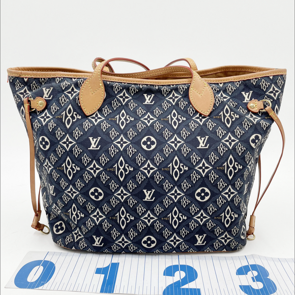 Louis Vuitton Neverfull MM Monogram Jacquard Tote Bag with Pouched (M57484)