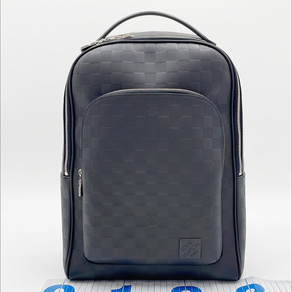 Louis Vuitton Avenue Backpack Damier Infini Onyx Black Leather (N40501) - Rank A Mint Condition