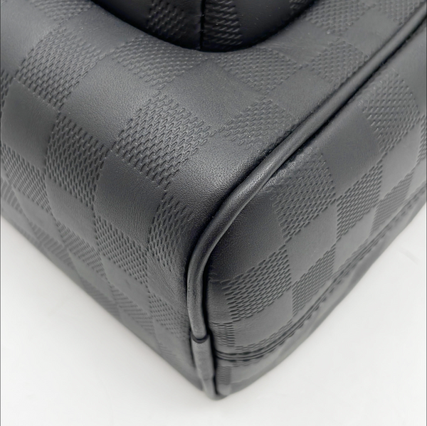Louis Vuitton Avenue Backpack Damier Infini Onyx Black Leather (N40501) - Rank A Mint Condition