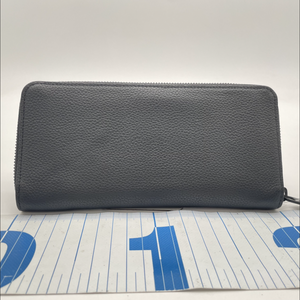 Louis Vuitton Zippy Wallet Vertical Aerogram Noir Black Leather (M81743) - Rank B+