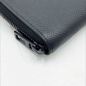 Louis Vuitton Zippy Wallet Vertical Aerogram Noir Black Leather (M81743) - Rank B+