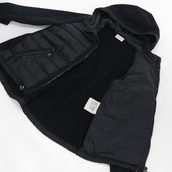中古良品 MONCLER モンクレール ダウンジャケット 8496000 809BE MAGLIA CARDIGAN レディース ブラック